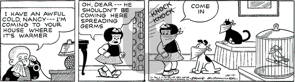 Nancy Classics on Tuesday January 12, 2016 Comic Strip
