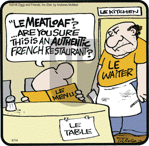 Ziggy on Saturday April 14, 2018 Comic Strip