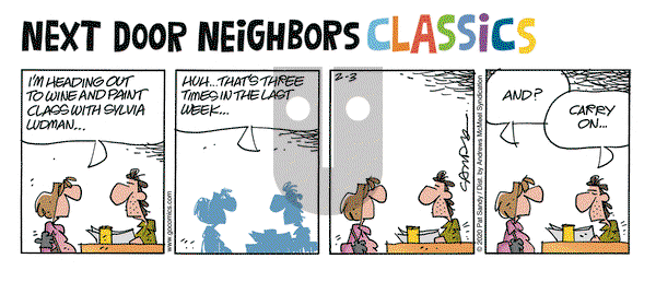 Next Door Neighbors - Saturday February 24, 2024 Comic Strip