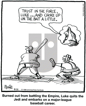 In the Bleachers on Friday August 21, 1998 Comic Strip