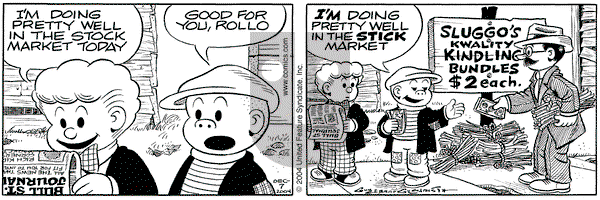 Nancy on Tuesday December 7, 2004 Comic Strip