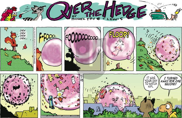 Over the Hedge on Sunday November 23, 2014 Comic Strip