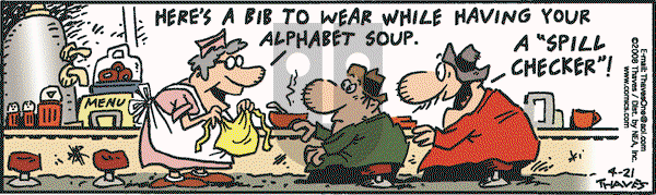Frank and Ernest on Monday April 21, 2008 Comic Strip