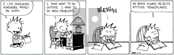 Calvin and Hobbes - Wednesday February 19, 2025 Comic Strip