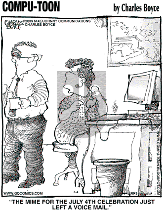Compu-toon on Saturday July 4, 2009 Comic Strip
