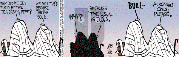 La Cucaracha on Friday April 9, 2010 Comic Strip