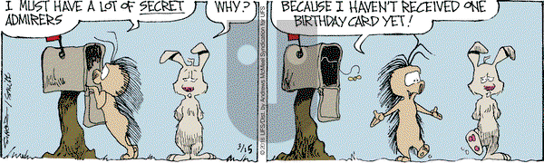 The Grizzwells on Thursday March 15, 2018 Comic Strip