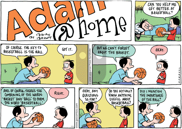 Adam@Home - Sunday March 29, 2009 Comic Strip