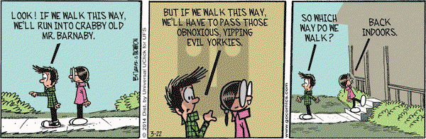 Grand Avenue on Saturday March 22, 2014 Comic Strip