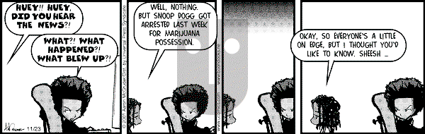 The Boondocks on Friday June 26, 2009 Comic Strip