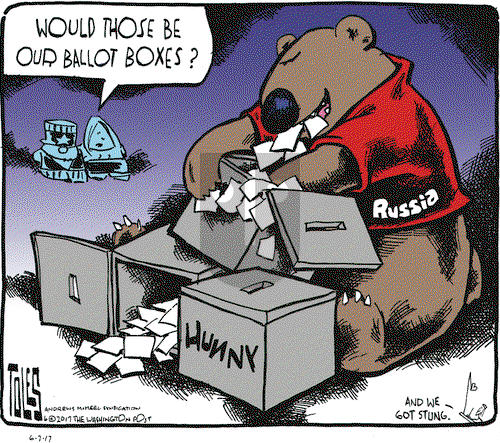 Tom Toles on Wednesday June 7, 2017 Comic Strip