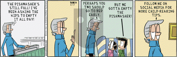 Grand Avenue on Thursday April 17, 2025 Comic Strip