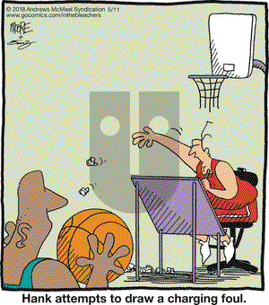 In the Bleachers on Friday May 11, 2018 Comic Strip