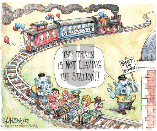 Matt Wuerker on Tuesday October 8, 2013 Comic Strip