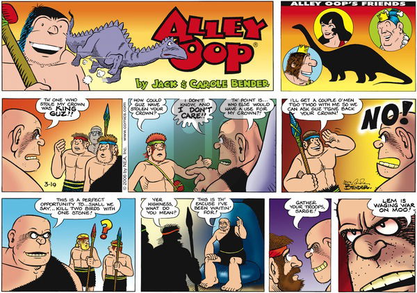 Alley Oop on Sunday March 19, 2006 Comic Strip