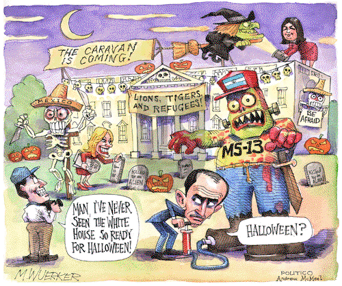 Matt Wuerker on Thursday October 25, 2018 Comic Strip
