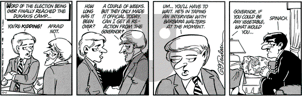 Doonesbury on Tuesday November 1, 1988 Comic Strip