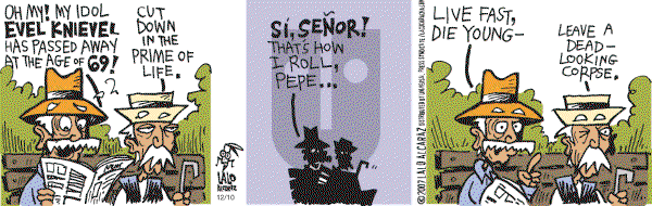 La Cucaracha on Monday December 10, 2007 Comic Strip