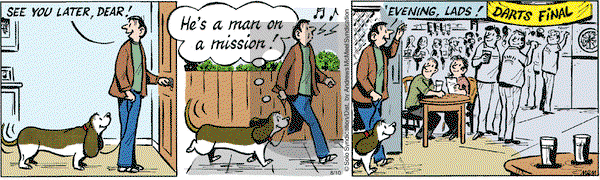 Fred Basset on Tuesday August 10, 2021 Comic Strip