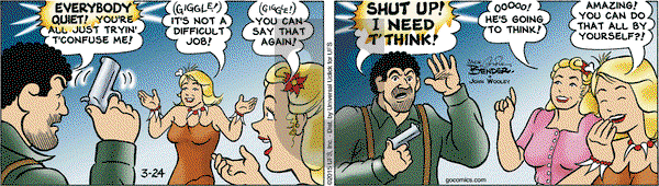 Alley Oop on Tuesday March 24, 2015 Comic Strip