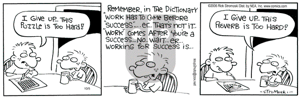 Soup to Nutz - Old on Thursday October 5, 2006 Comic Strip