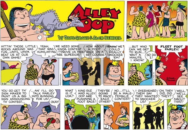 Alley Oop on Sunday May 20, 2001 Comic Strip