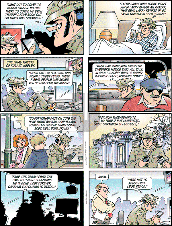 Doonesbury on Sunday February 7, 2010 Comic Strip