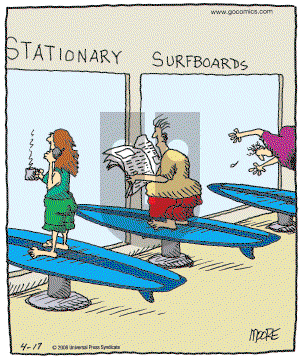 In the Bleachers - Thursday April 17, 2008 Comic Strip