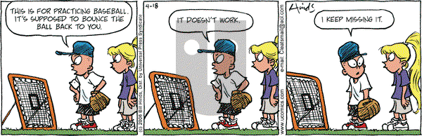 Cleats on Tuesday April 18, 2006 Comic Strip