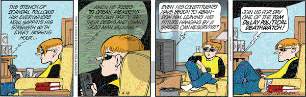 Doonesbury on Monday April 18, 2005 Comic Strip