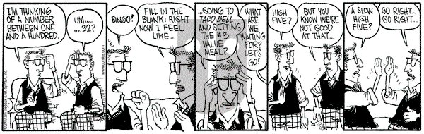 Monty on Wednesday April 2, 2003 Comic Strip