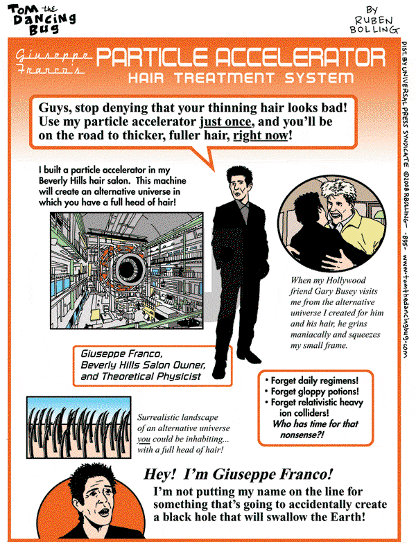 Tom the Dancing Bug on Saturday April 12, 2008 Comic Strip