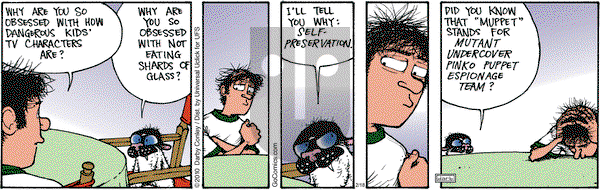 Get Fuzzy on Monday February 18, 2013 Comic Strip