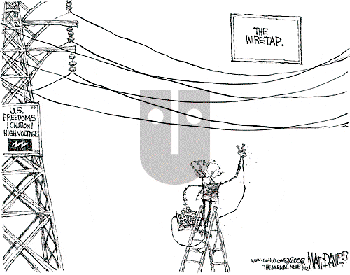 Matt Davies on Monday January 23, 2006 Comic Strip