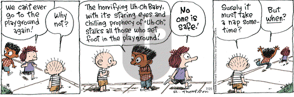Cul de Sac on Thursday July 25, 2013 Comic Strip
