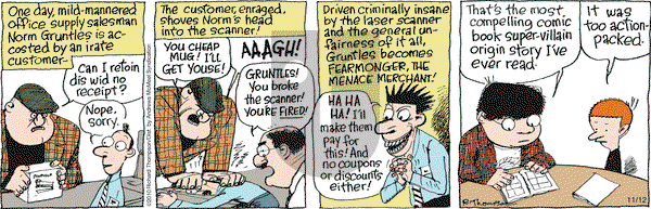 Cul de Sac on Wednesday November 12, 2025 Comic Strip