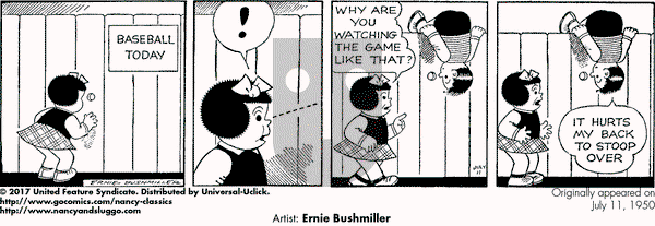 Nancy Classics on Tuesday July 11, 2017 Comic Strip