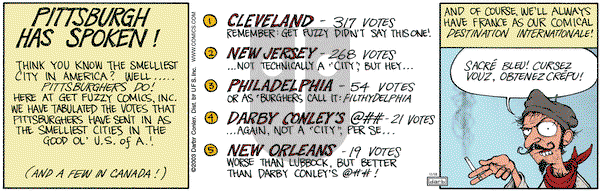 Get Fuzzy on Tuesday November 18, 2003 Comic Strip