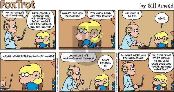 FoxTrot on Sunday March 6, 2016 Comic Strip