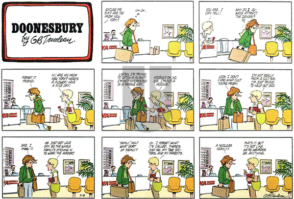Doonesbury on Sunday February 18, 1979 Comic Strip