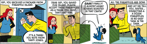 Rip Haywire on Tuesday March 10, 2015 Comic Strip