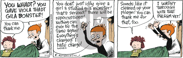 Cul de Sac on Saturday February 13, 2010 Comic Strip