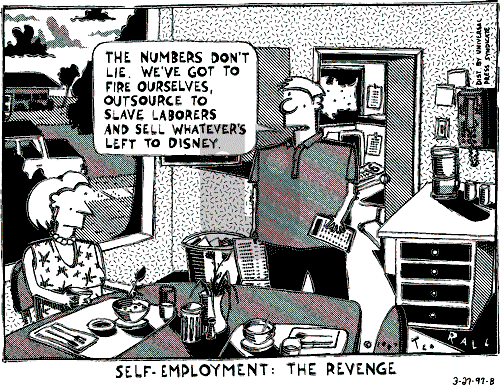 Ted Rall on Monday March 31, 1997 Comic Strip