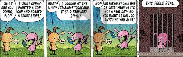 Pearls Before Swine on Saturday February 29, 2020 Comic Strip