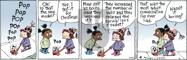 Cul de Sac on Friday December 29, 2017 Comic Strip