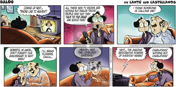 Baldo on Sunday November 3, 2002 Comic Strip