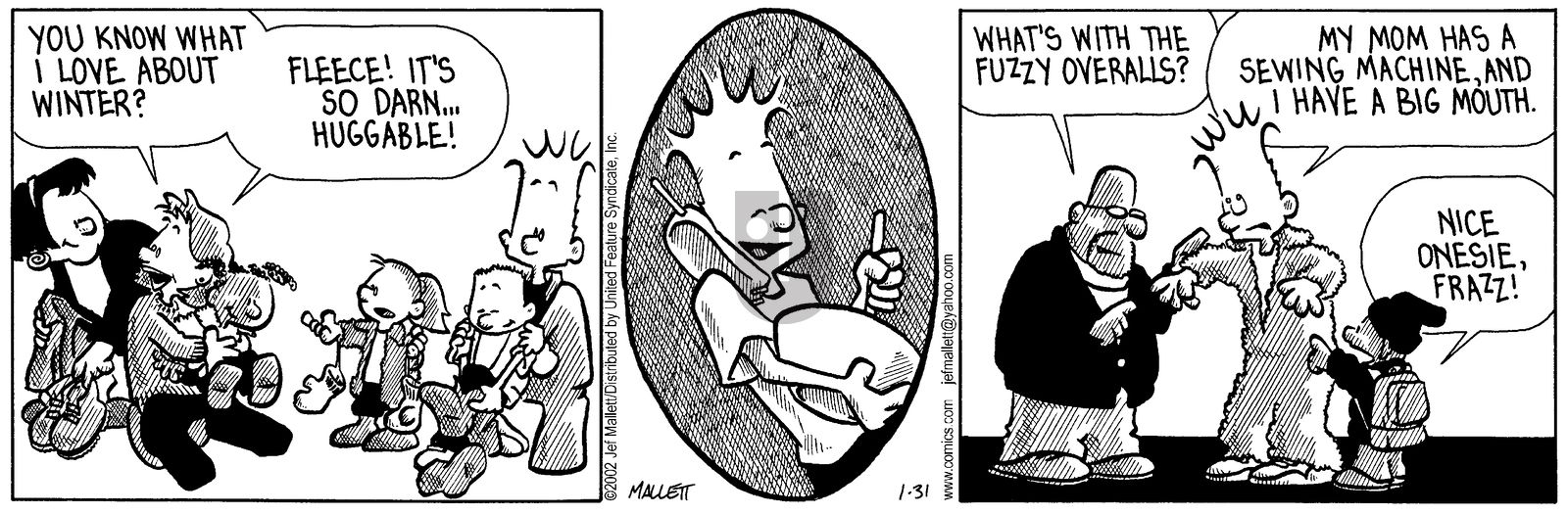 Frazz - Thursday January 31, 2002 Comic Strip