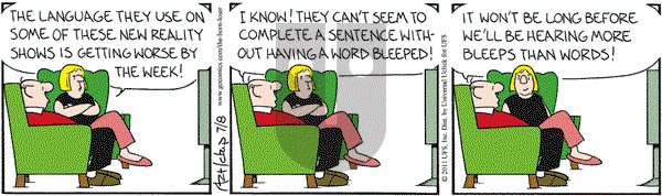 The Born Loser on Friday July 8, 2011 Comic Strip