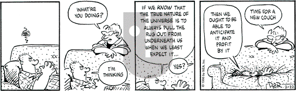 Betty on Thursday February 22, 1996 Comic Strip