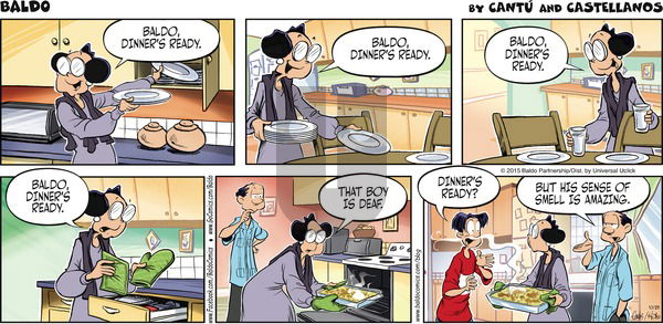 Baldo on Sunday October 25, 2015 Comic Strip